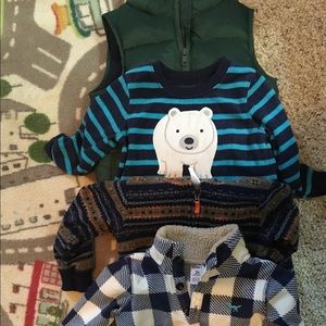 Bundle of boys fall/winter sweatshirts